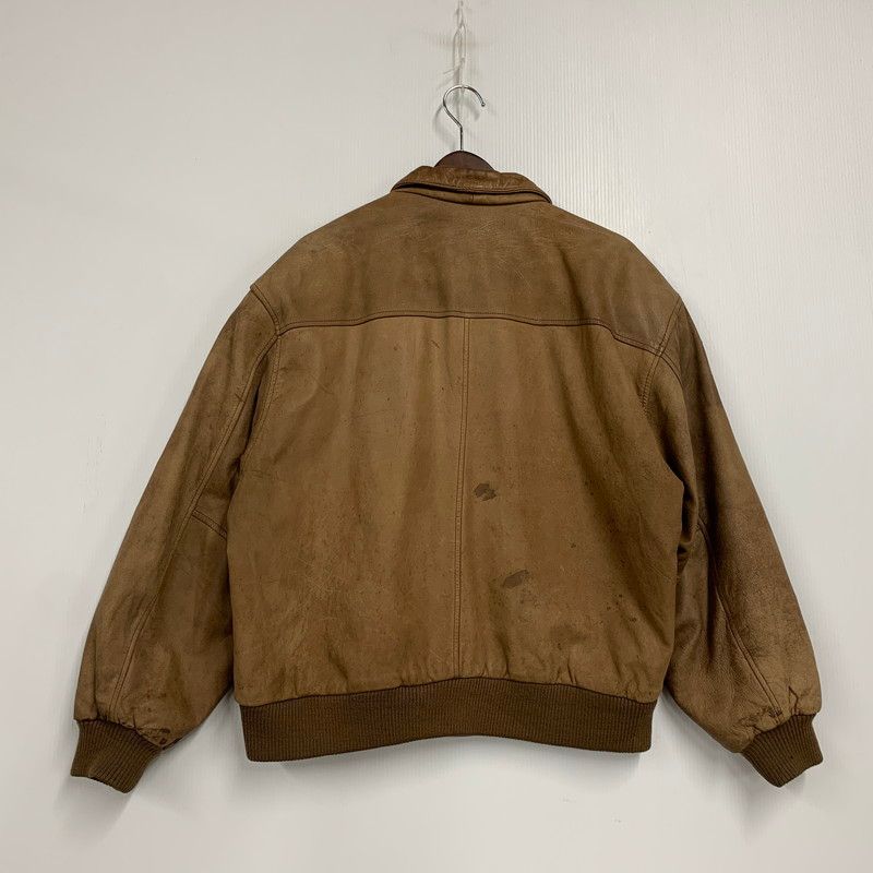 品 G-III ジースリー 80-90S A-2 TYPE LEATHER FLIGHT JACKET レザー フライト ジャケット アウター 146-251105-cs-03-izu