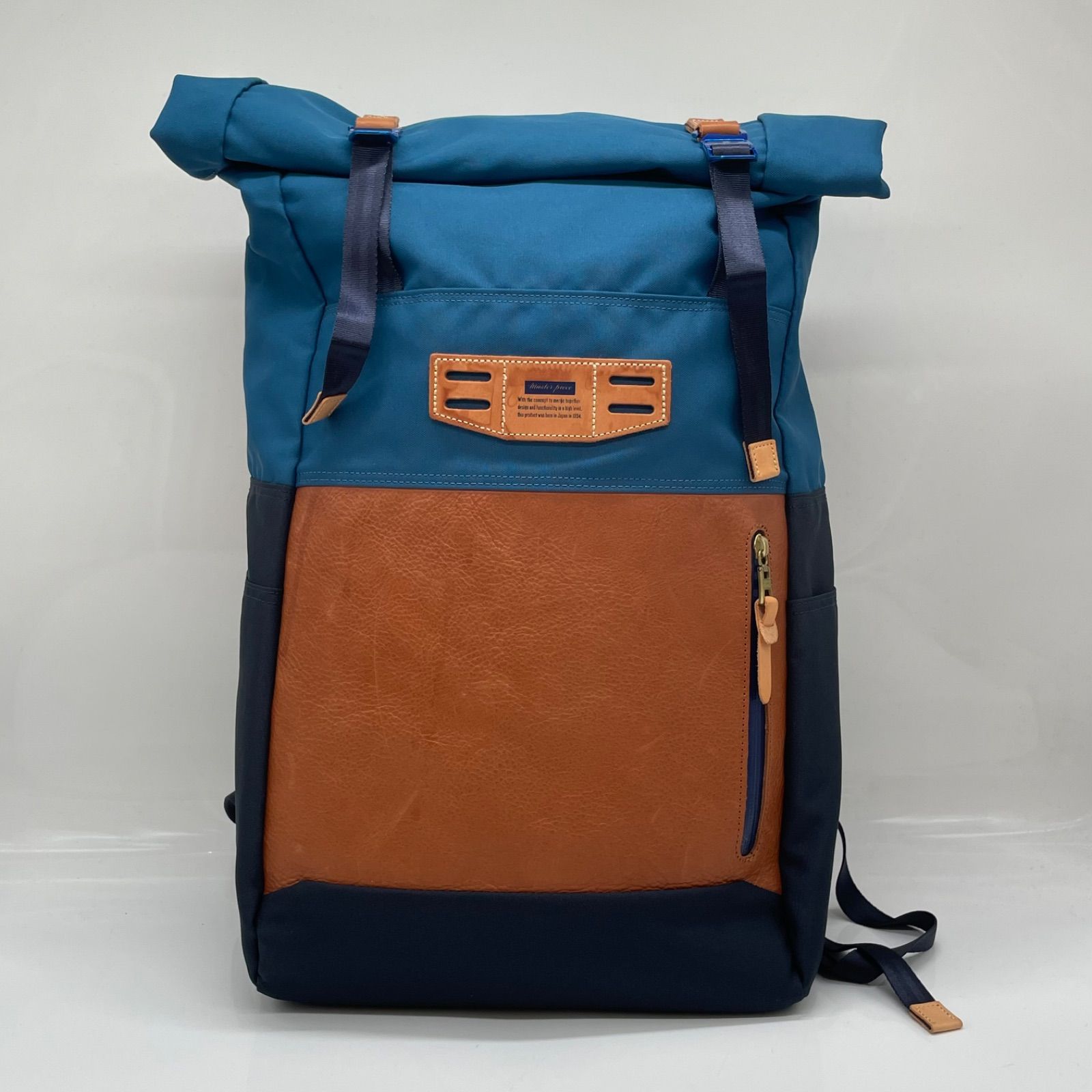 BN6716 master-piece マスターピース リュック バックパック デイパック HEDGE ヘッジ ロールトップ式 バイ グリーン系 #01990