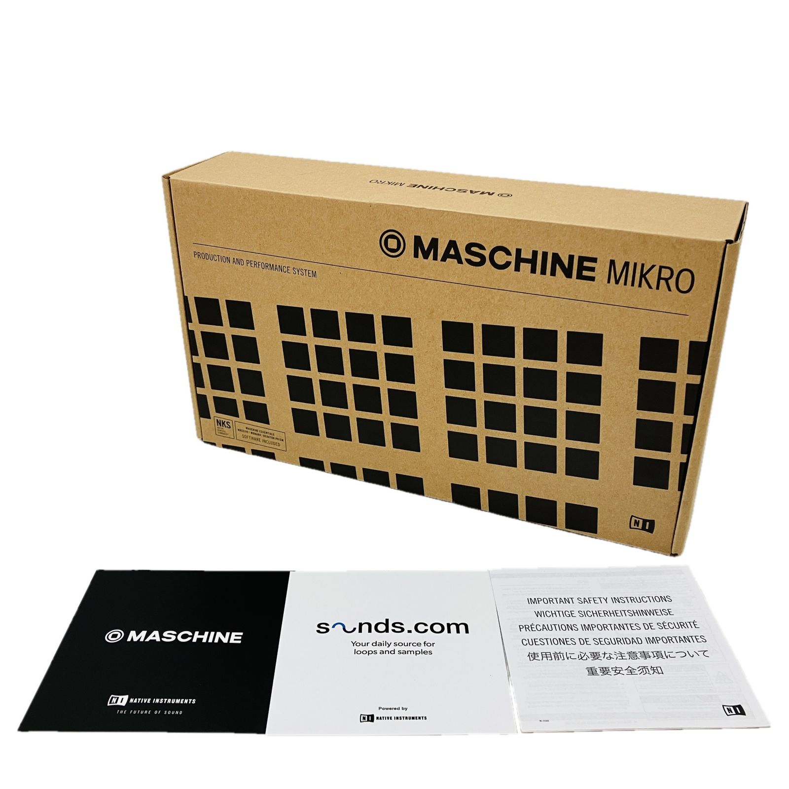 NATIVE INSTRUMENTS MASCHINE Maschine Mikro MK3 コンパクト ドラム マシン オーディオ 音響 機器 C10577050