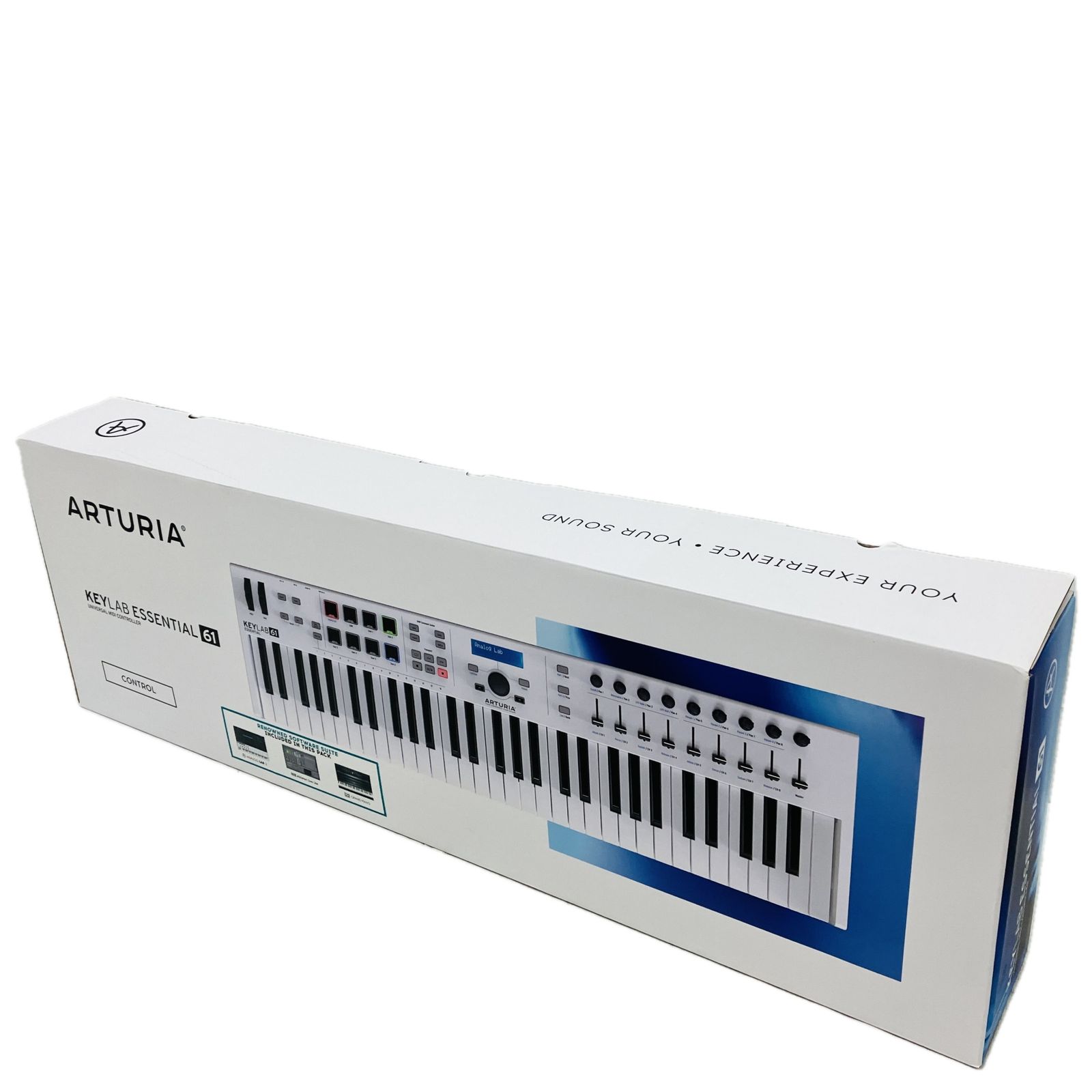 Arturia KEYLAB61 MIDIキーボード MIDI ホワイト Essential アートリア キーボードコントローラー C10577052