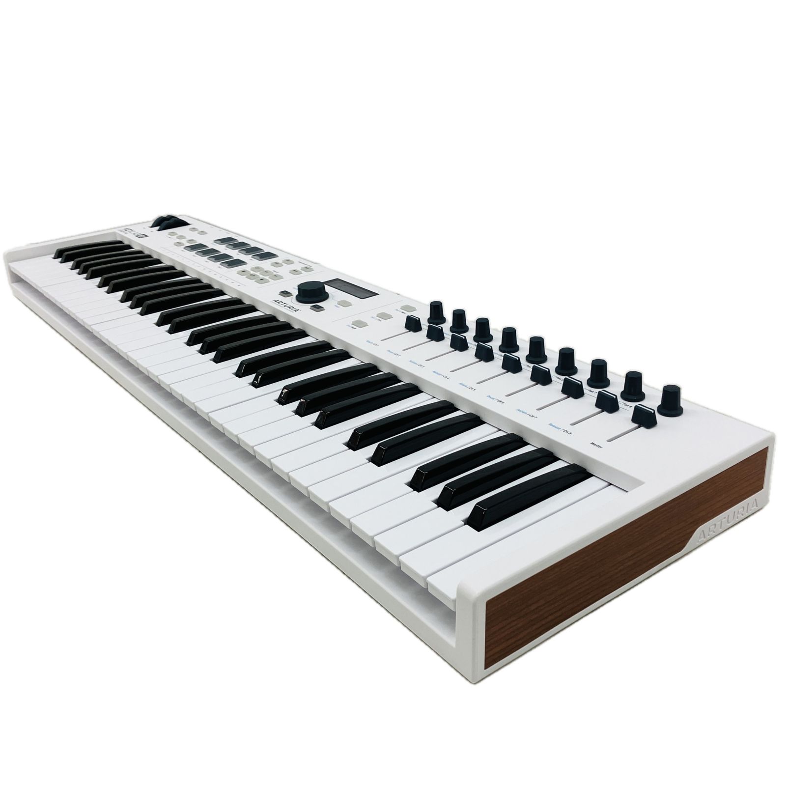 最安値で販売します。 Arturia KEYLAB61 MIDIキーボード MIDI ホワイト Essential アートリア キーボードコントローラー C10577052