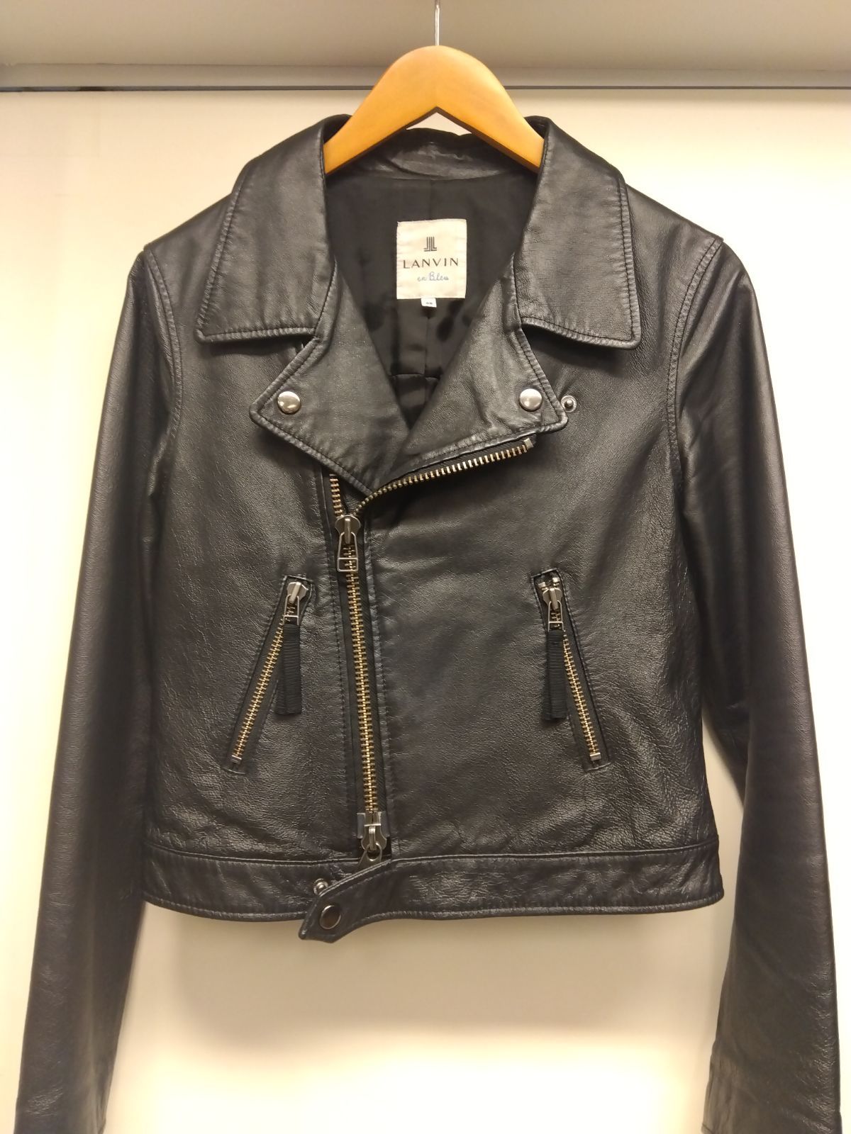 M28 ランバンオンブルー レザージャケット ライダースジャケット