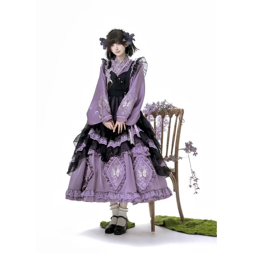 付き エプロンドレス