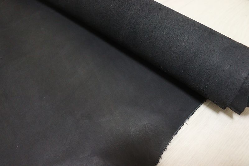 ブラック 180ds ヌメ革 牛革 バングラデシュ レザー 素上げ はぎれ 一枚革 レザークラフト 革 皮 本革 diy 生地 材料 NEXPOTALLINN_EU