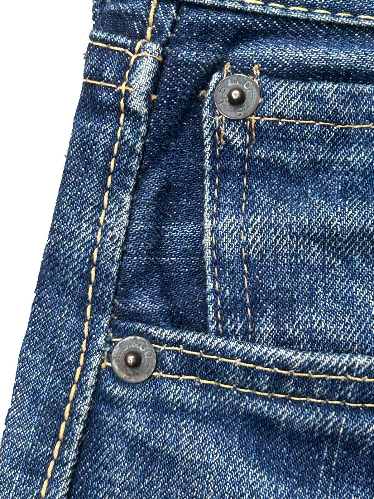 60's Levi's 501 BIGE Vステ ボタン裏16 裾カット 鬼ヒゲDenim pants 60's Levi's 501 BIGE Vステ ボタン裏16 裾カット 鬼ヒゲDenim pants