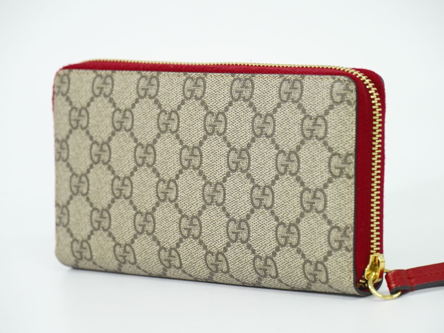 グッチ GUCCI レインボー LOVE GGスプリーム ラウンドファスナー長財布 ベージュ マルチ 476413 財布 ウォレット フォロー割