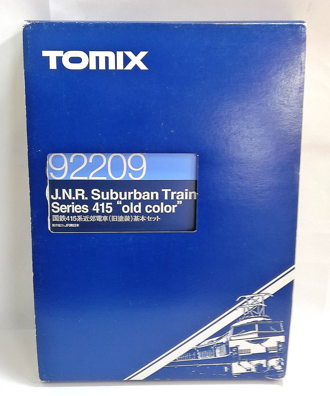 M 宅80 0575 TOMIX トミックス 92209 92210 国鉄415系 近郊電車 旧塗装 基本セット-増結セット 計8両 Nゲージ ケース傷み大