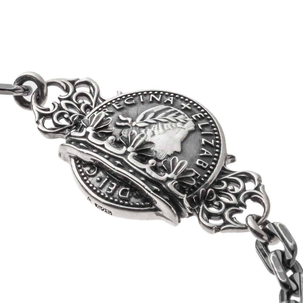 幸せのクラウンコインブレスレット アルテミスキングス シルバー ジュエリーブランド