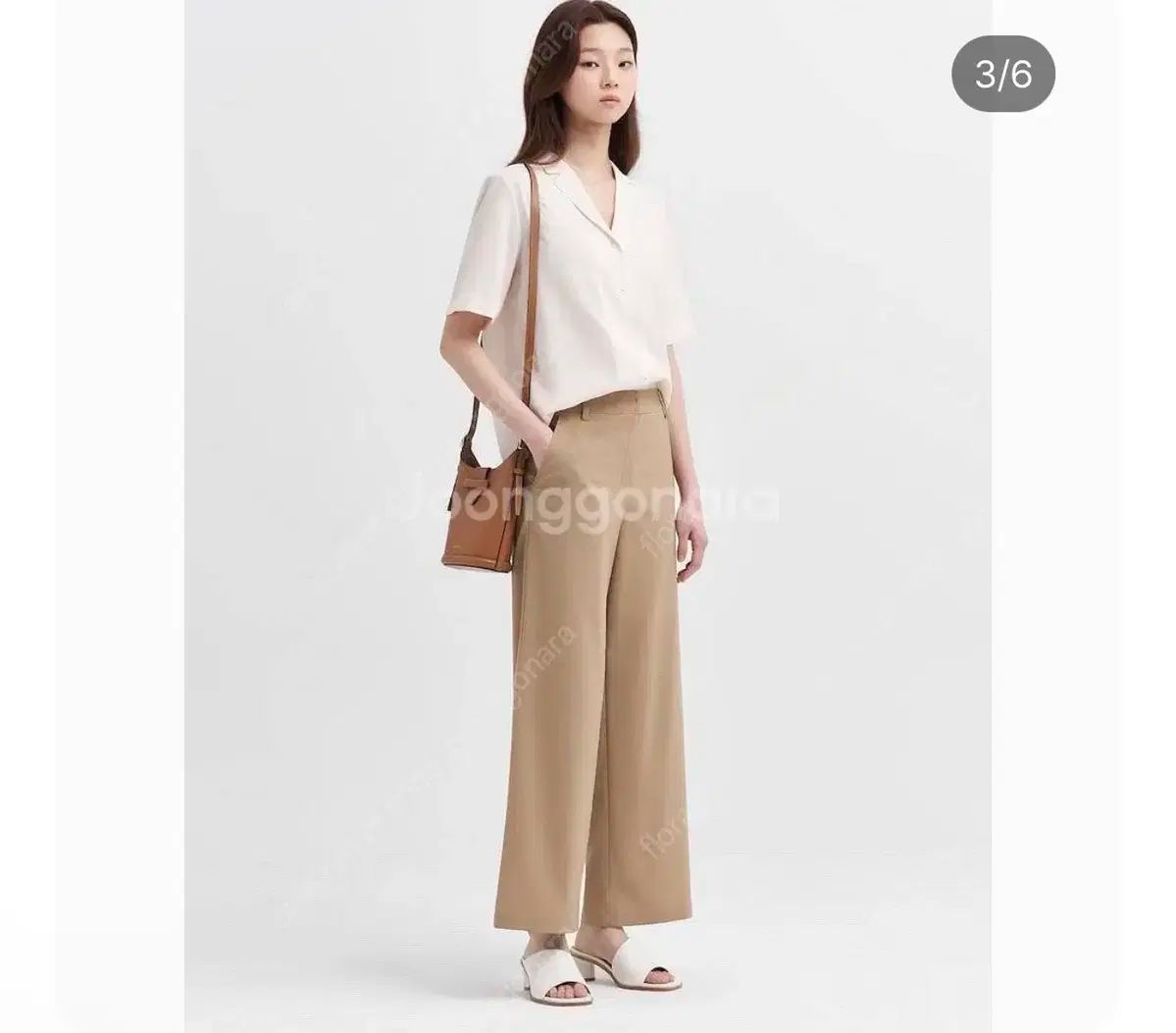 BEAN POLE 22 レディース オープン 半袖ブラウス 100