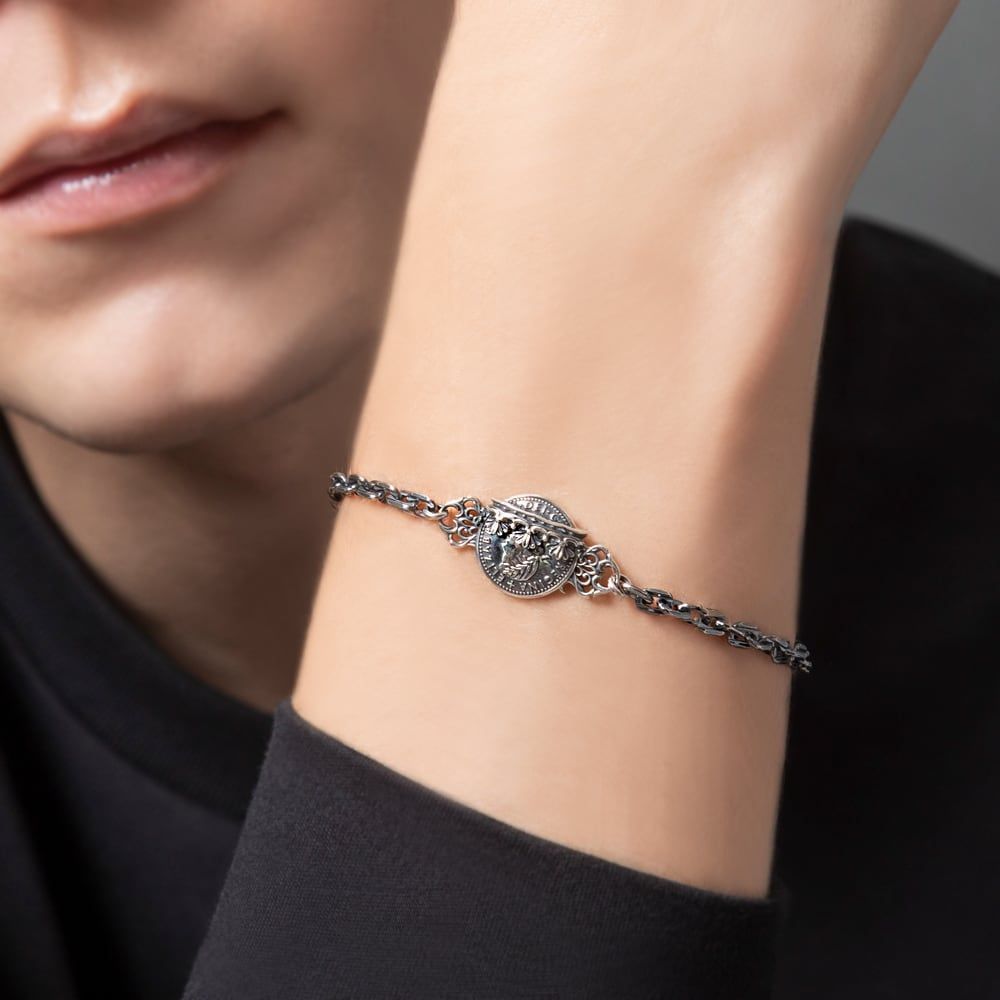 幸せのクラウンコインブレスレット アルテミスキングス