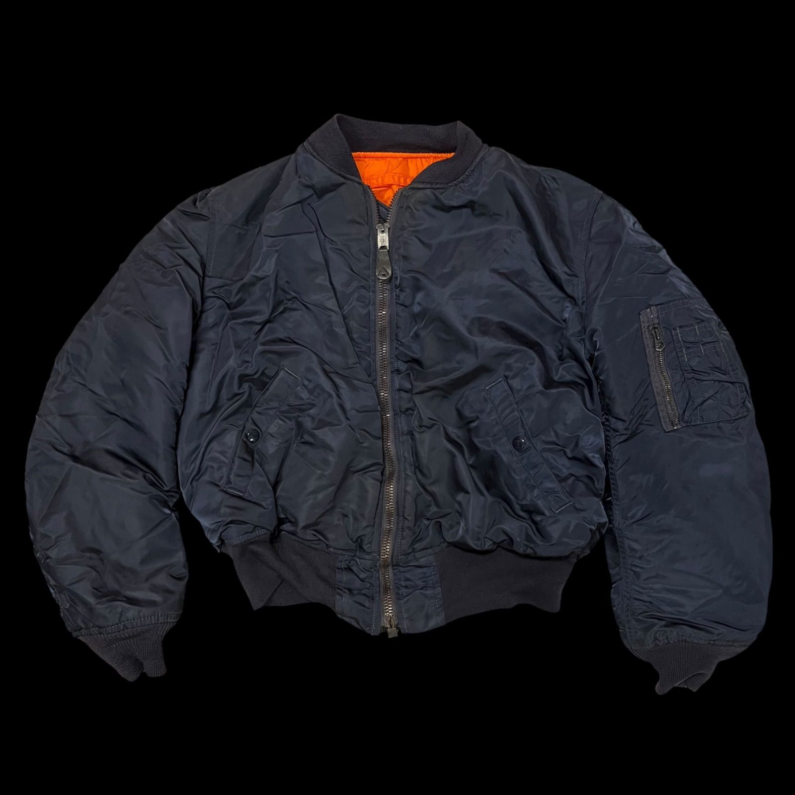 ALPHA INDUSTRIES MA-1 Lサイズ 69年復刻 アルファ ミリタリー フライトジャケット スゴービル リバーシブル ヴィンテージ アウター