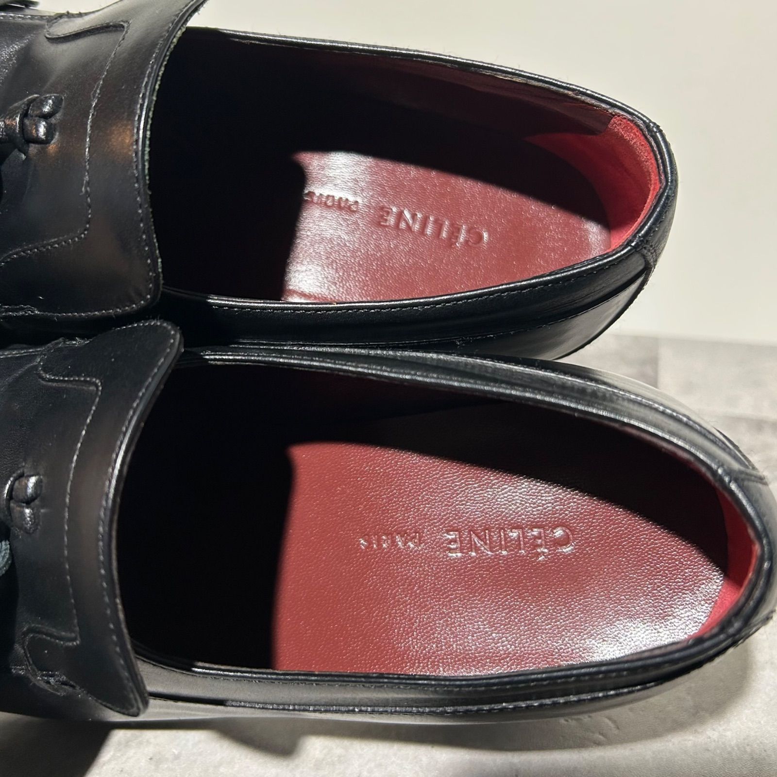 タッセル チャンキーヒール