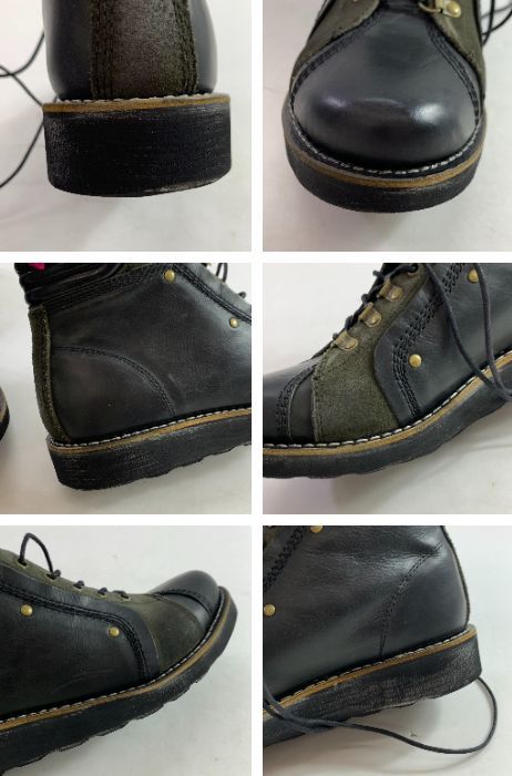  04 w 5214 whoop de doo フープディドゥ ワークブーツ 339702 モンキーブーツ メンズ ブラック ワークブーツ ブーツ 革靴