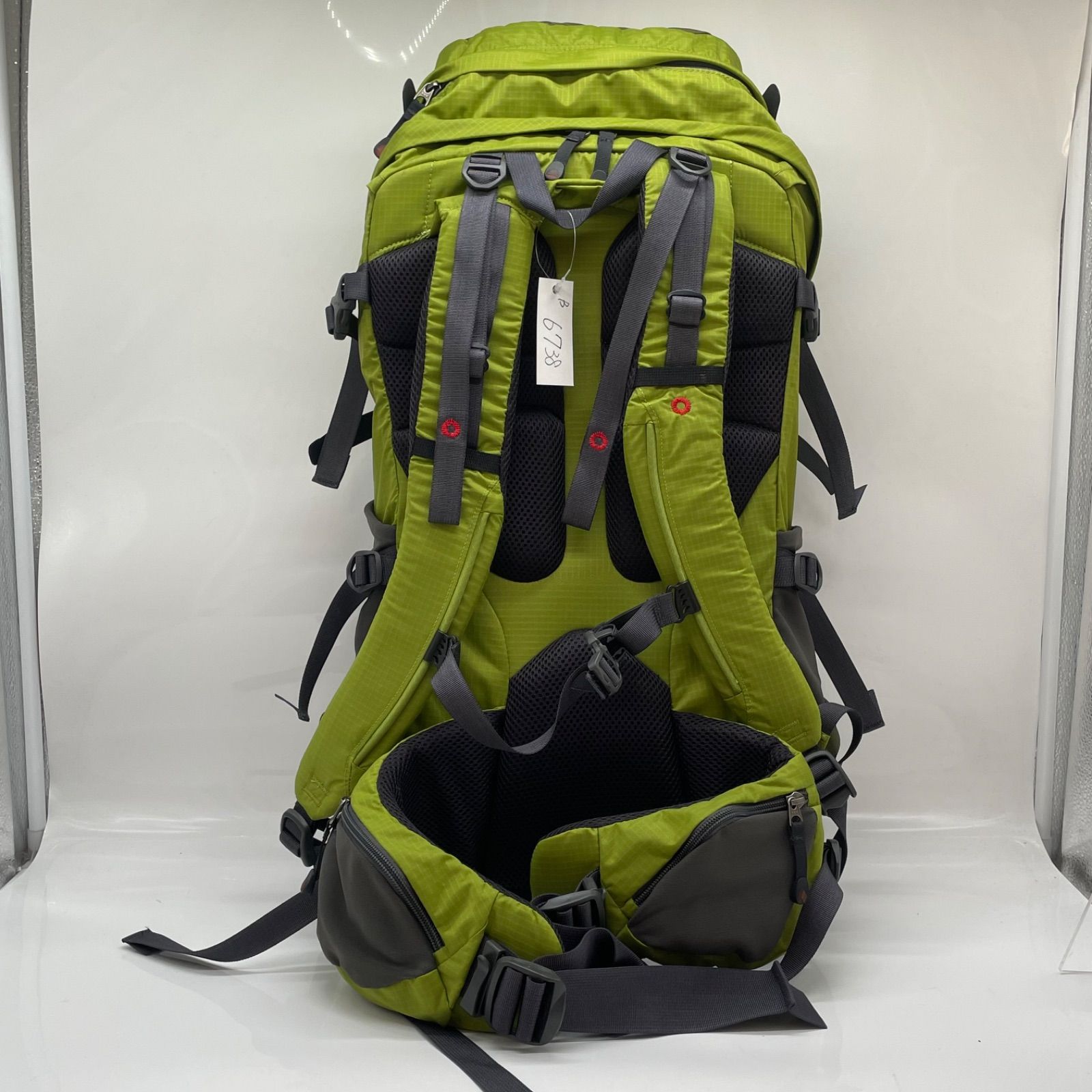 BN6738 mont-bell zero point NUPURI PACK 35ヌプリパック 35ℓ バックパック グリーン系×グレー