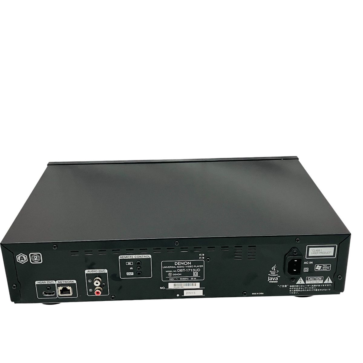 【最安値挑戦】 DENON デノン DBT-1713UD ユニバーサル ブルーレイ ディスク プレーヤー 映像機器 ジャンク C10576220 【在庫限りの大特価】