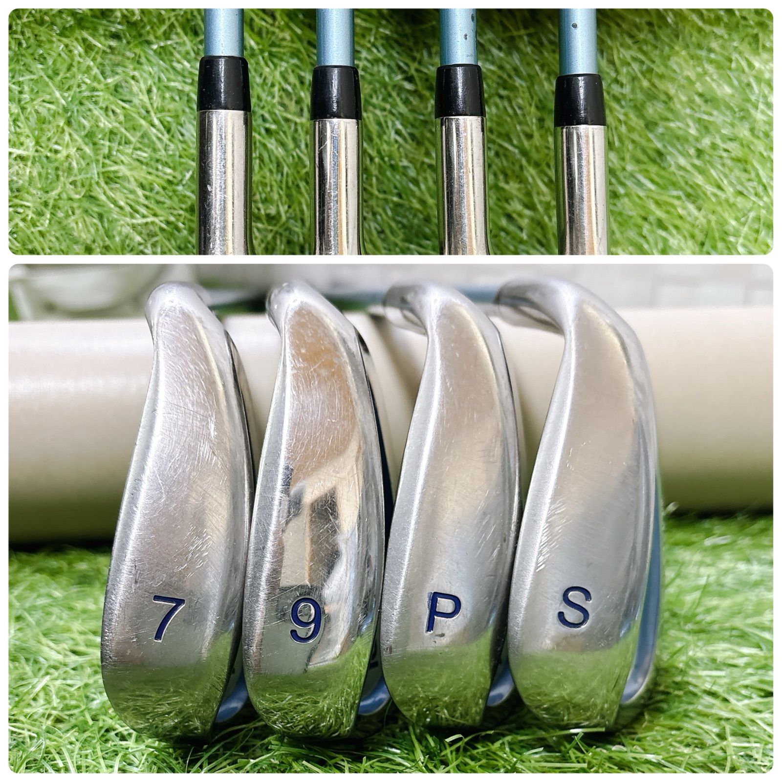 イグニオ レディースゴルフ 8本 ニューバランス キャディバッグ付き