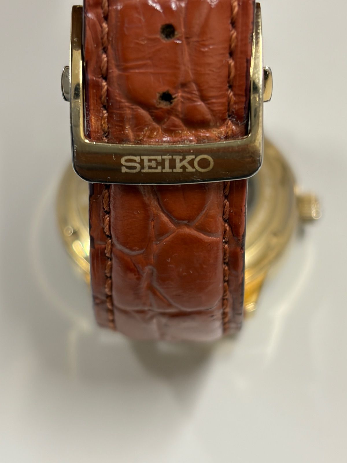 a 1 SEIKO セイコー メカニカル 石垣 忍コラボモデル 6 R 15-01 T 0 自動巻き 23石 裏スケ ホワイトギョーシェ文字盤 稼働