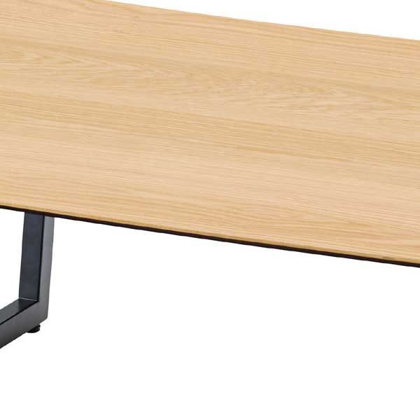 天然木化粧繊維板の座卓