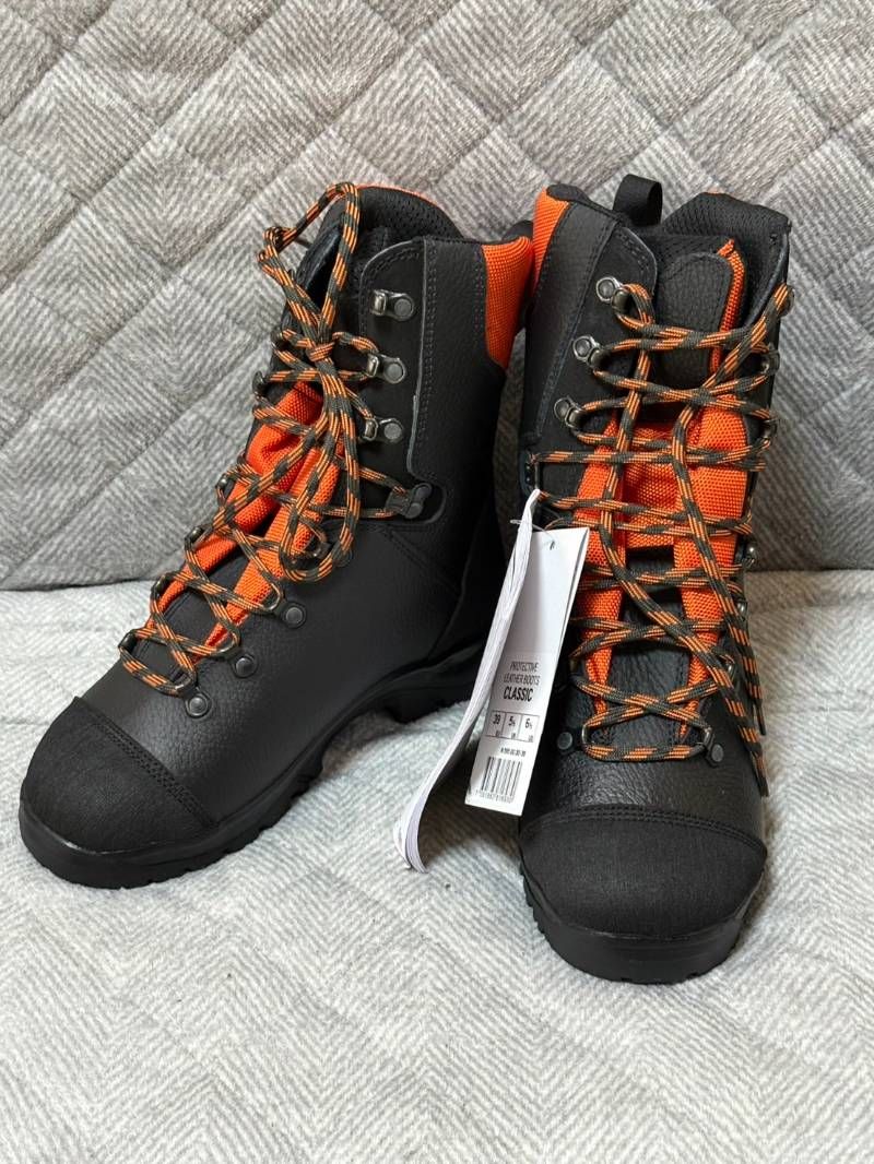 ! ハスクバーナ プロテクティブ レザーブーツ クラシック 安全靴 EU44