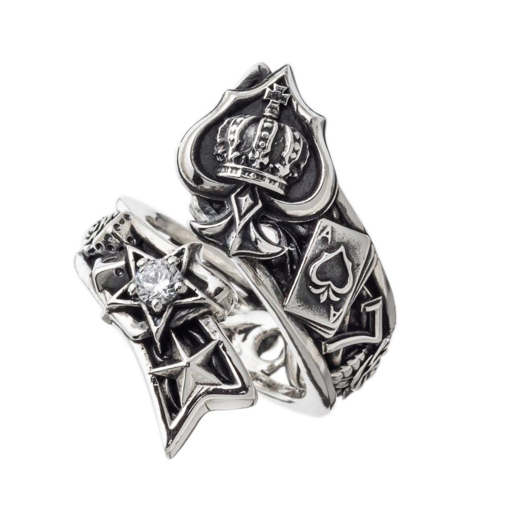 スペードリング アルテミスキングス シルバー ジュエリーブランド