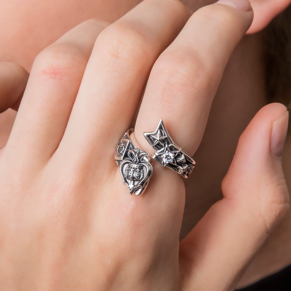 スペードリング アルテミスキングス シルバー ジュエリーブランド