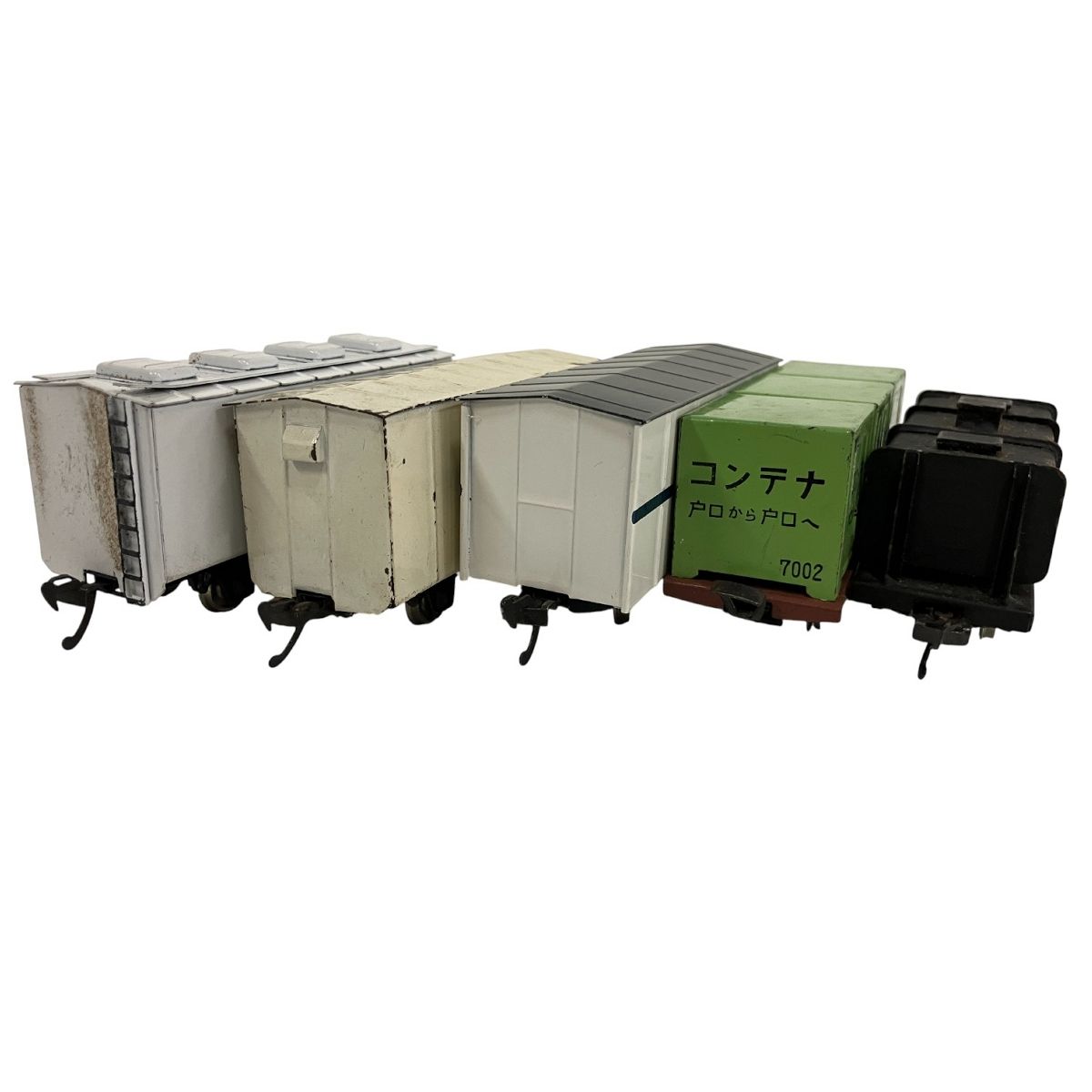 貨物車 HOゲージ 5台おまとめ 貨車 メーカー不明 ジャンク B10573479