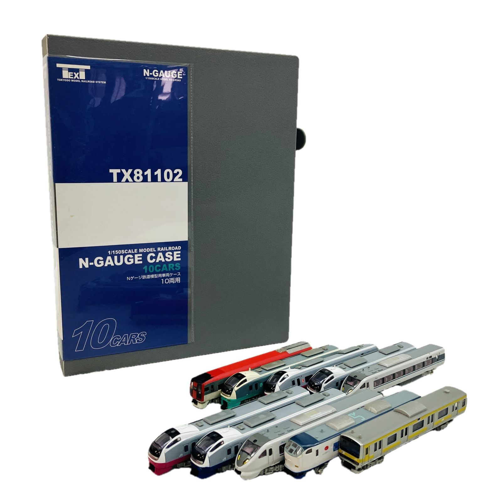 東京堂 テクストブック形系 車両ケースTX81102 BANDAI 車両10両 セット Nゲージ 鉄道模型 C10589024