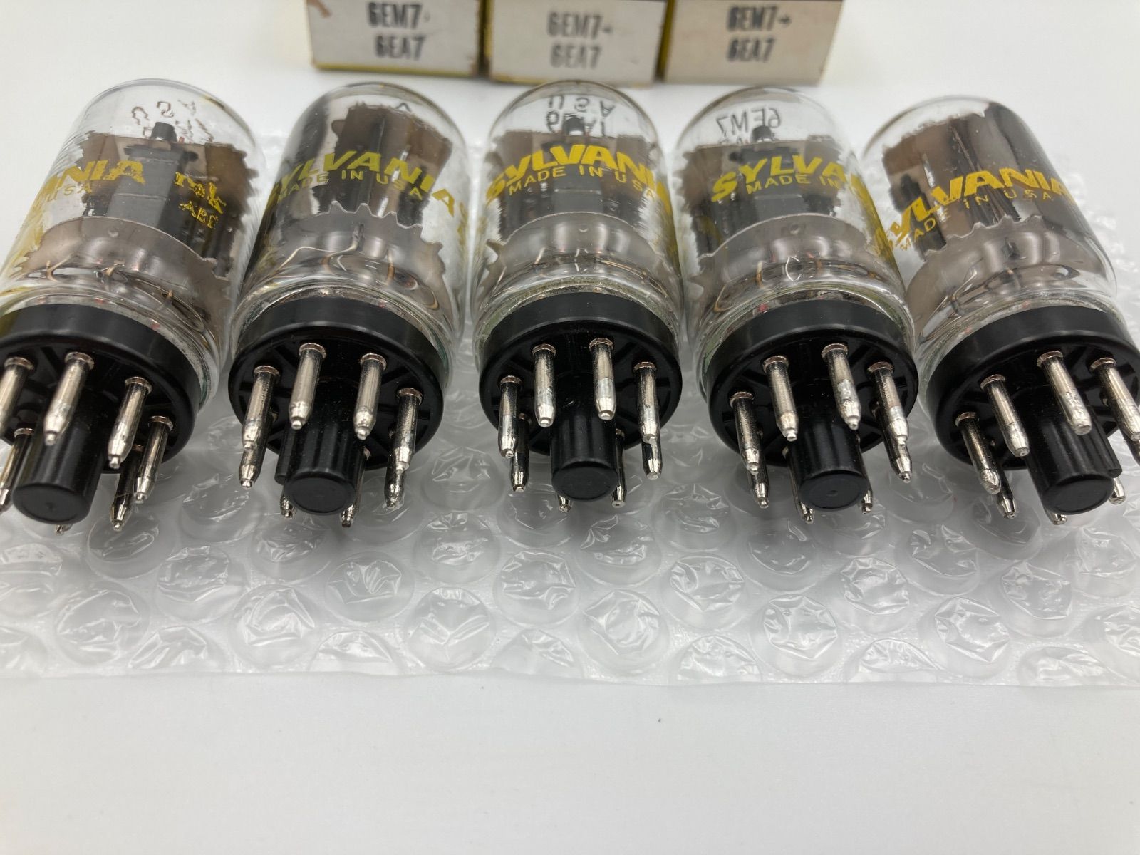 SYLVANIA 6EM7 6EA7 真空管 5本