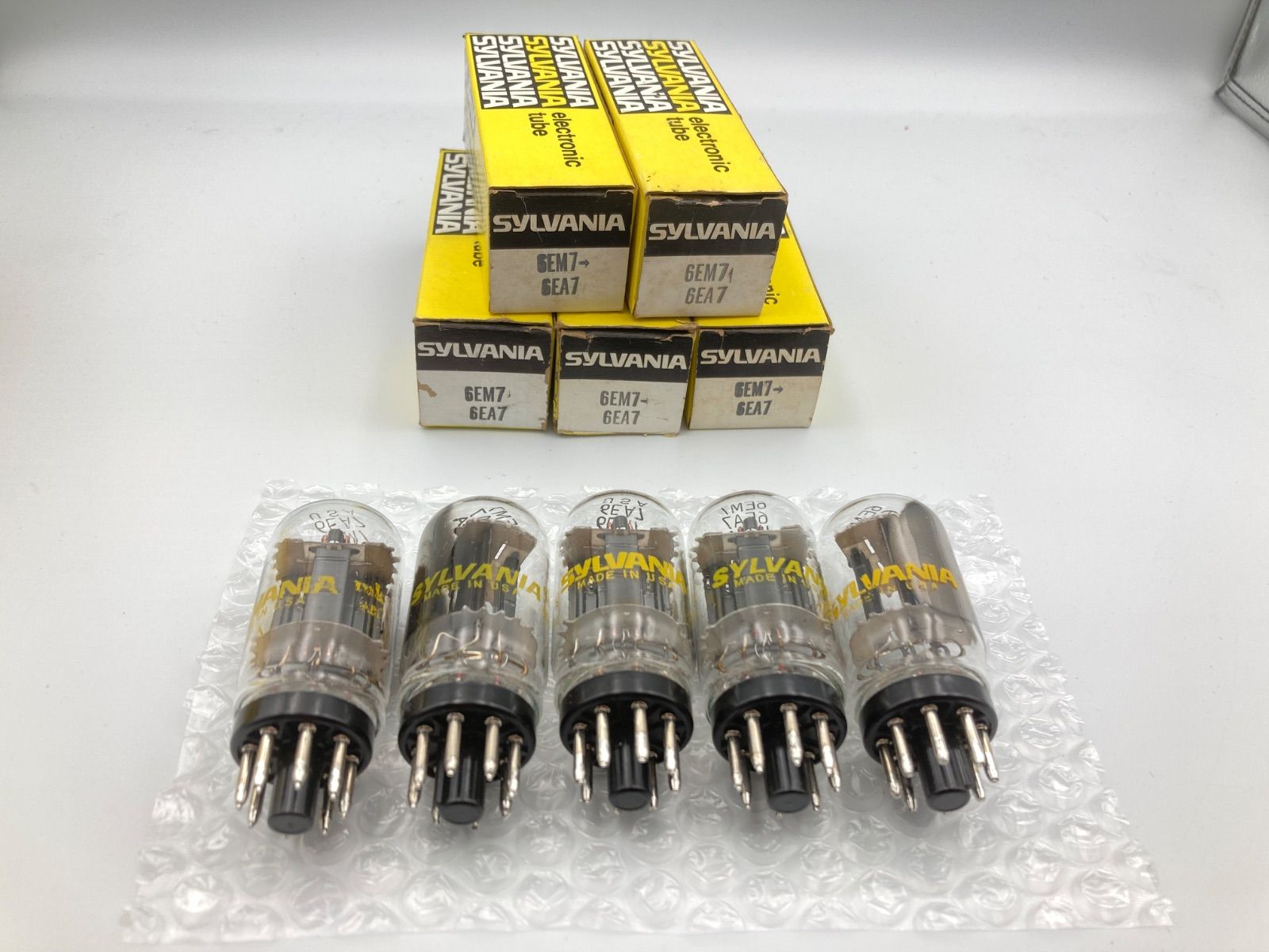 SYLVANIA 6EM7 6EA7 真空管 5本