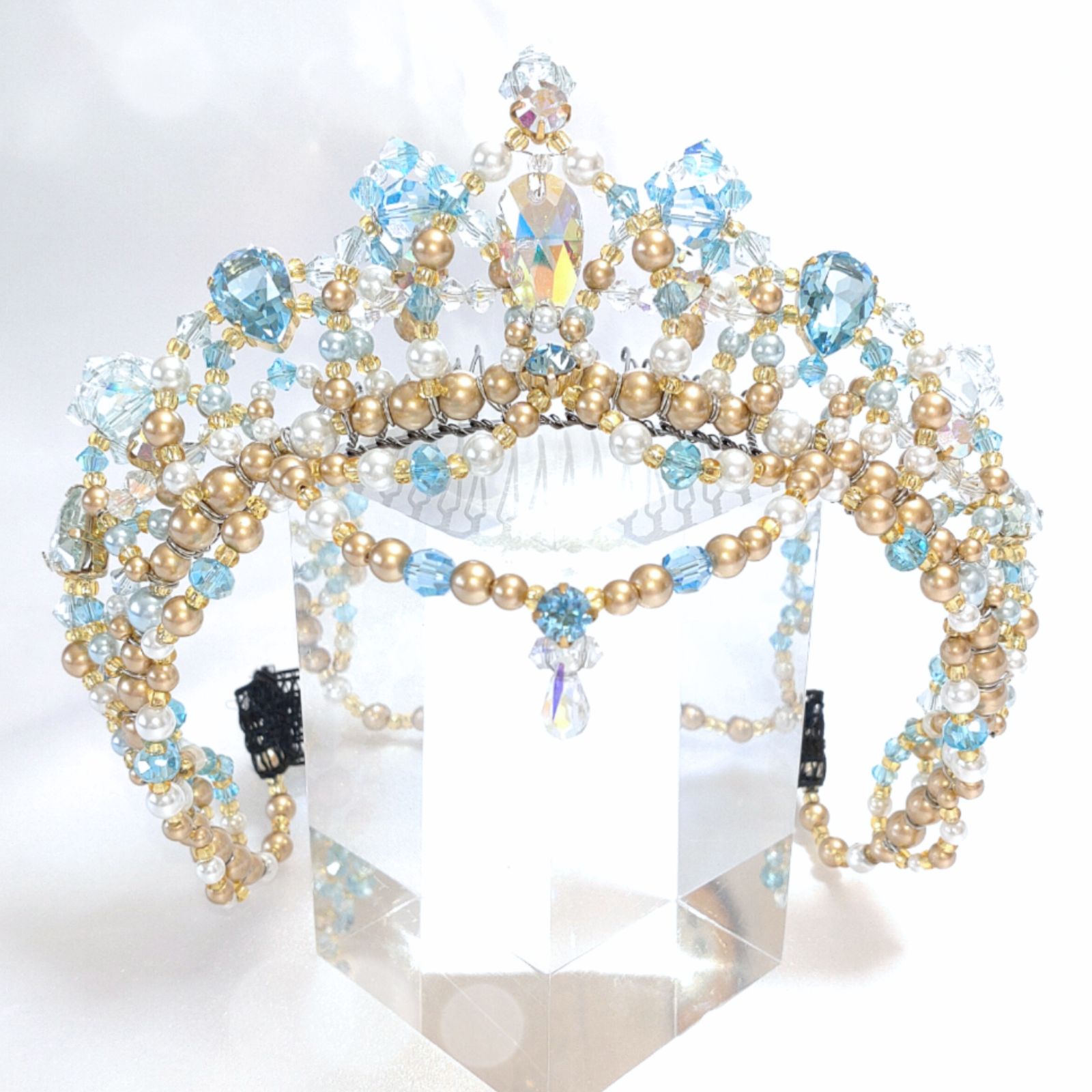 アクアブルー コーム付