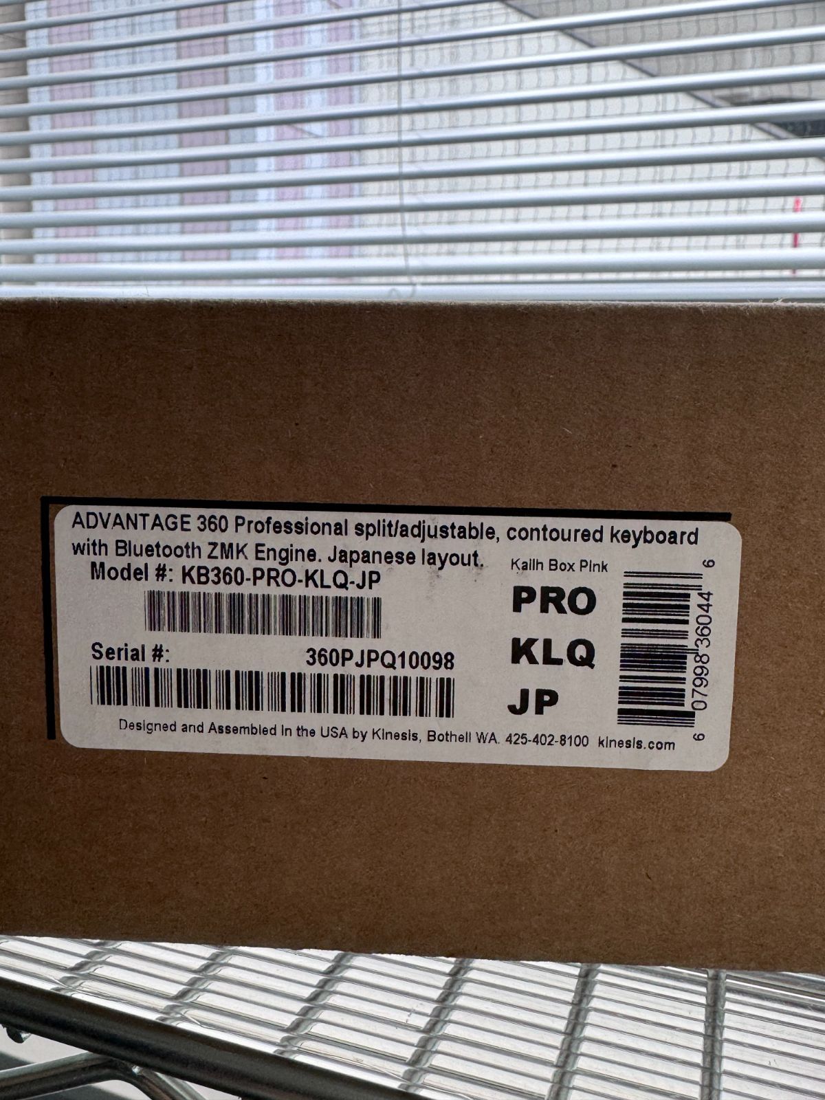 日本語配列 ワイヤレス ピンク軸 Advantage360 Professional KB360-PRO-KLQ-JP