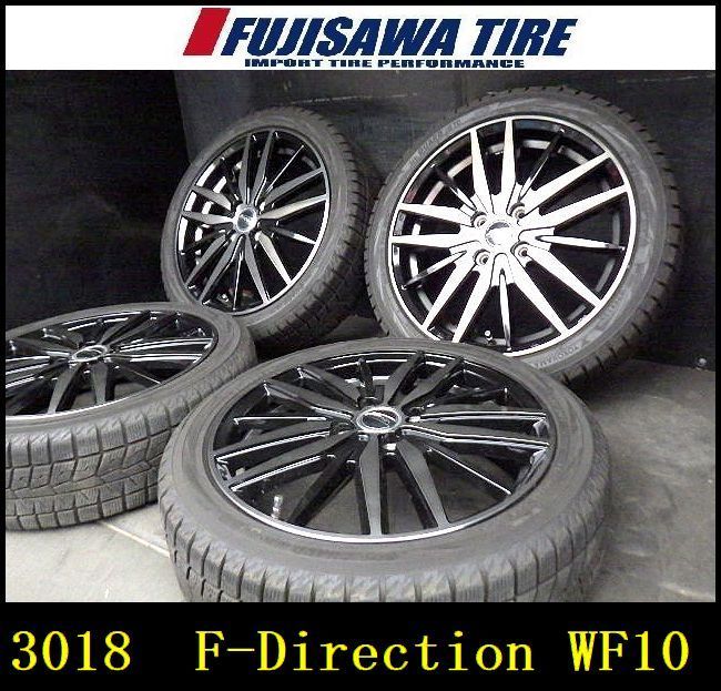 3018 F-Directiona WF10 ホイール 15x5.0J 4穴 PCD100 45 4本 ヨコハマ iG70