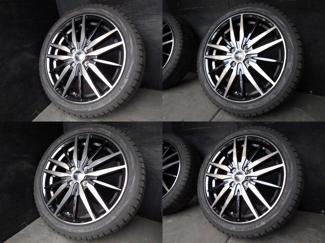 3018 F-Directiona WF10 ホイール 15x5.0J 4穴 PCD100 45 4本 ヨコハマ iG70