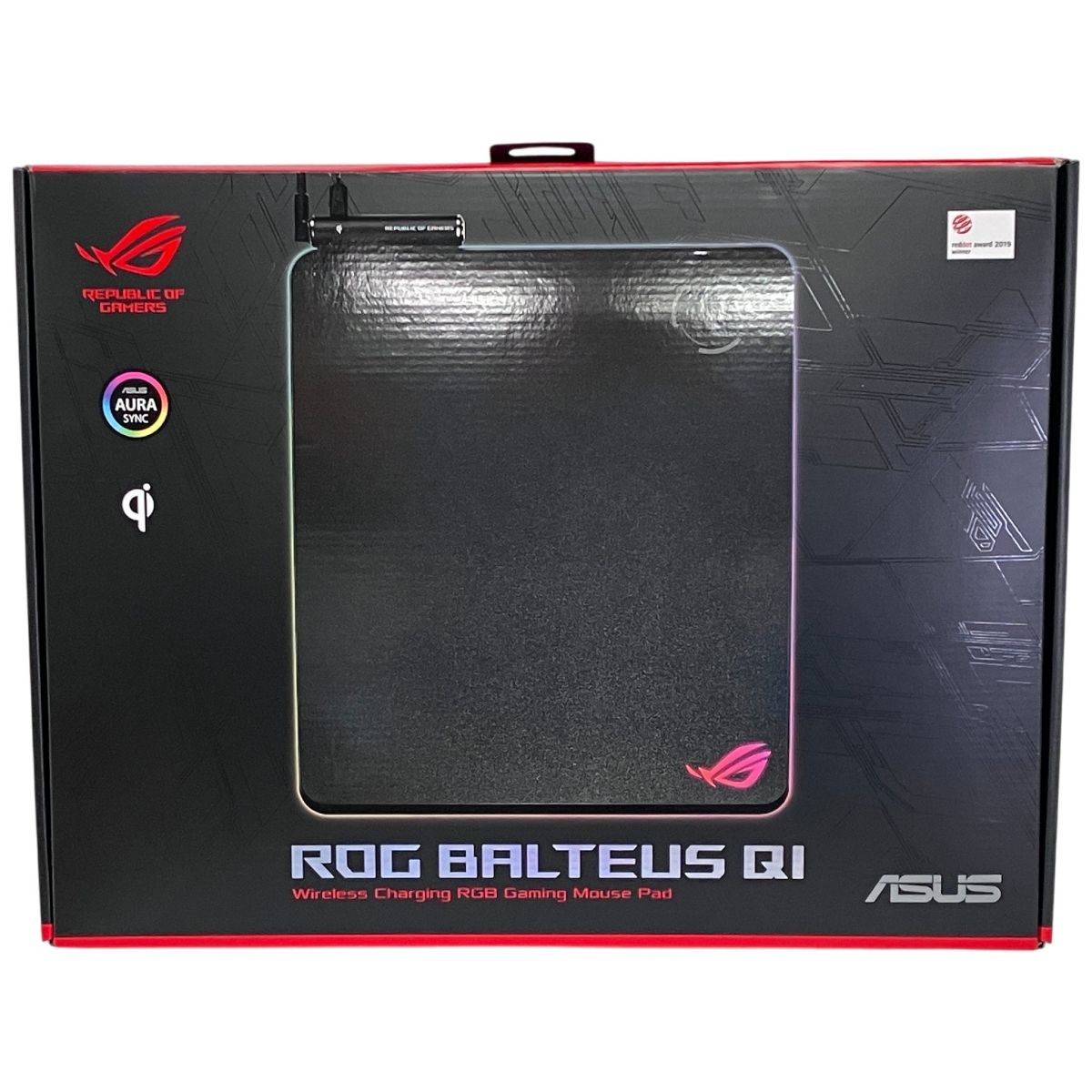 ASUS ROG Balteus Qi RGBゲーミングマウスパッドF10592273
