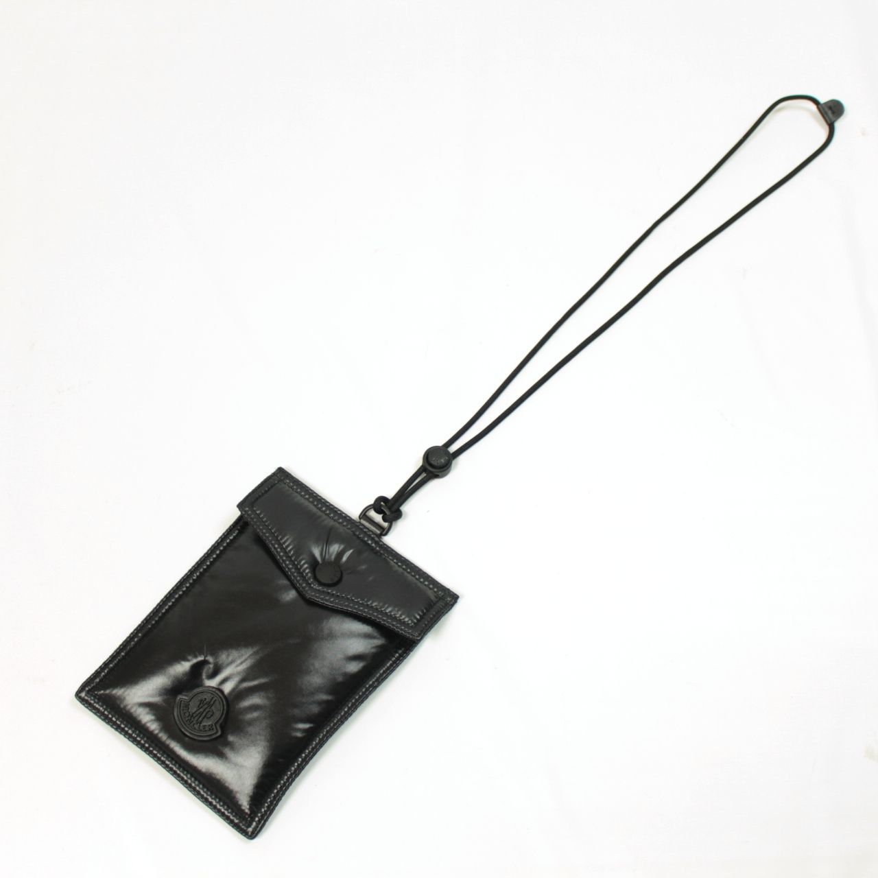 新品】 MONCLER スマートフォンポーチ スマホケース シャイニー