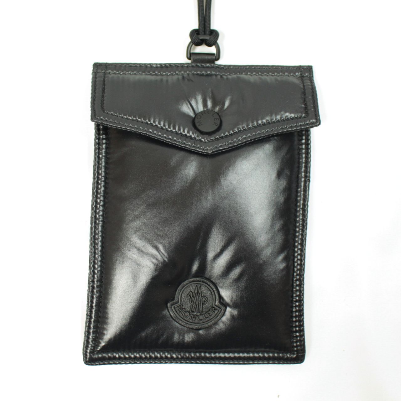 新品】 MONCLER スマートフォンポーチ スマホケース シャイニー