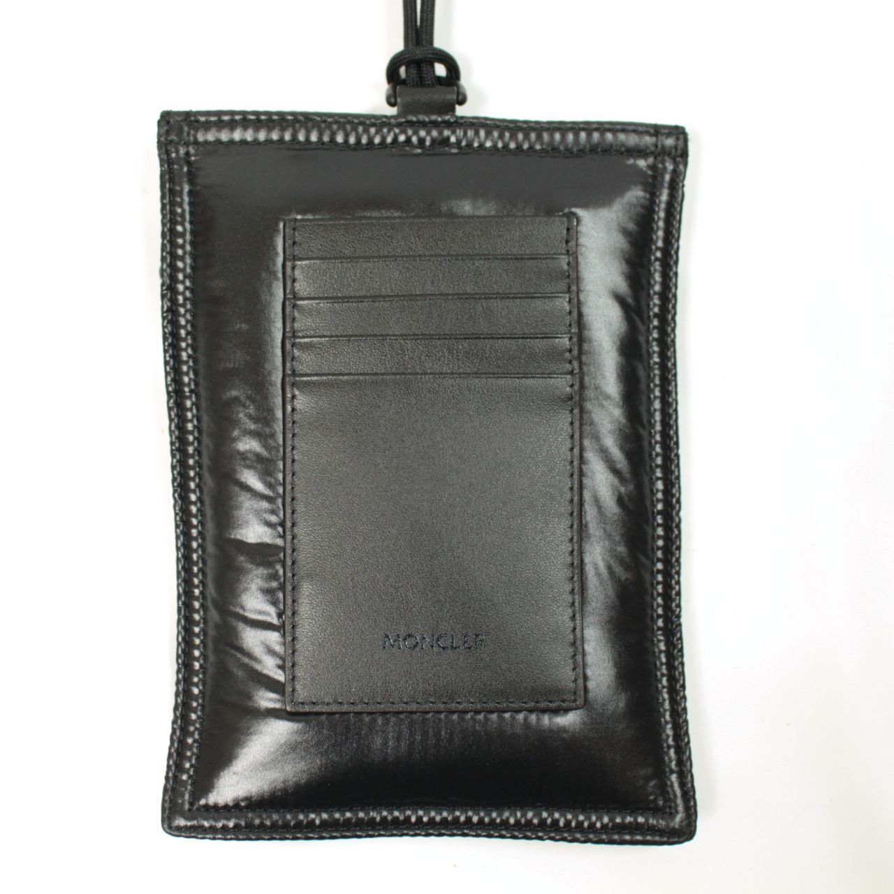 新品】 MONCLER スマートフォンポーチ スマホケース シャイニー