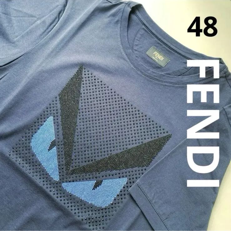 FENDI フェンディ 2019年製 FY0626 ラインストーン モンスター 