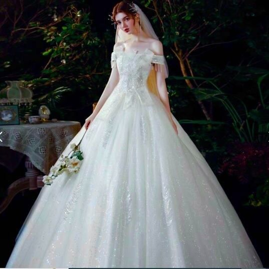 結婚式 L 11号 ウエディング ドレス OPN1044