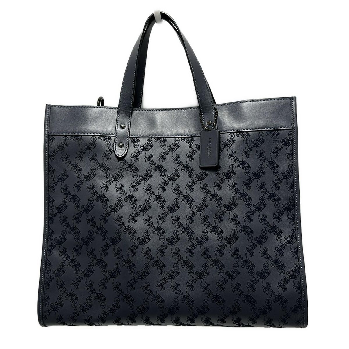 COACH コーチ トートバッグ - C6612 ダークネイビー レザー