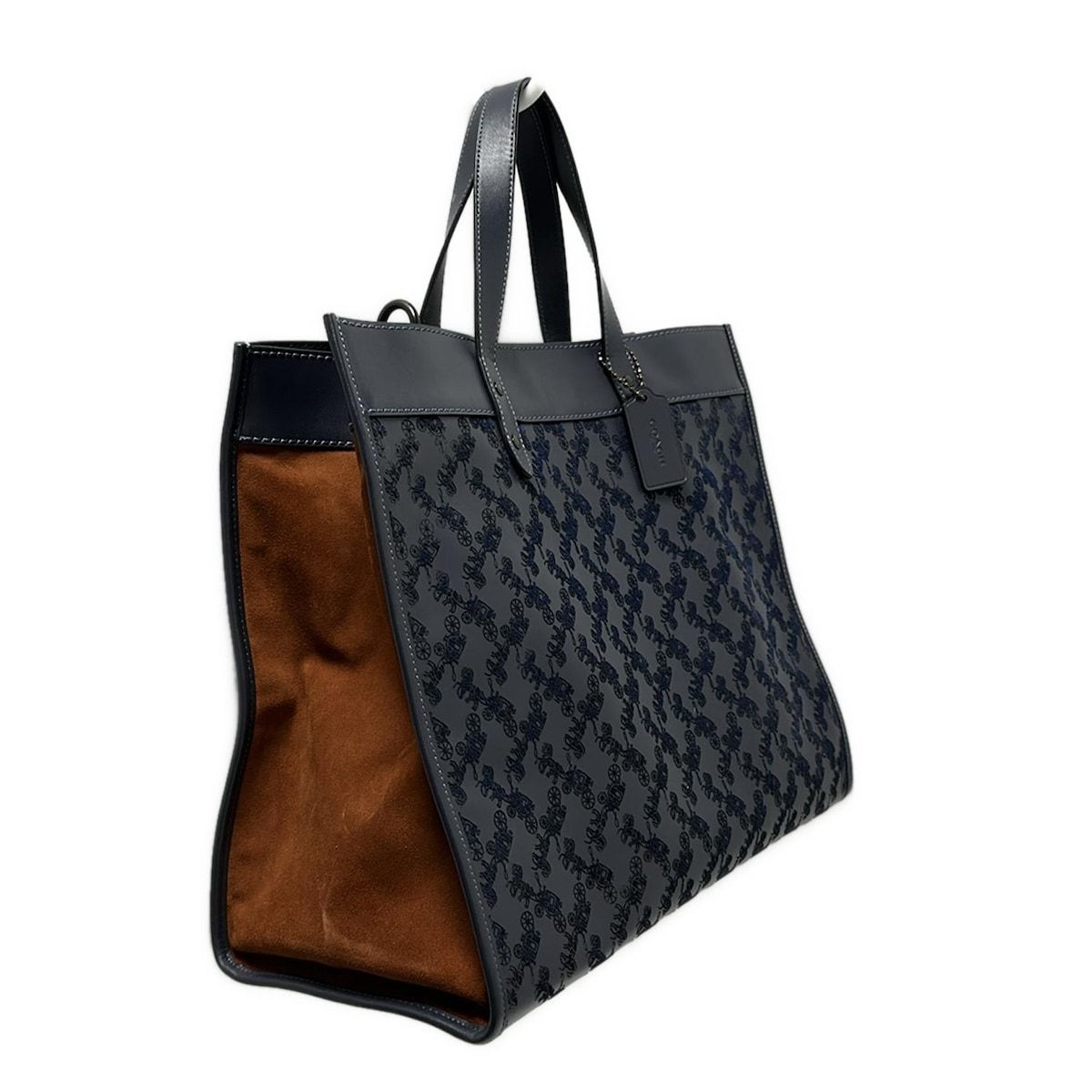 COACH コーチ トートバッグ - C6612 ダークネイビー レザー