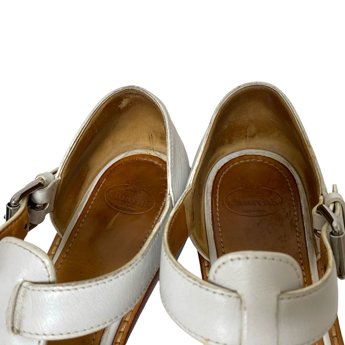 白 アウトソール張替済