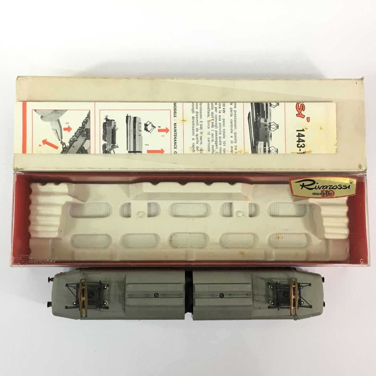 RIVAROSSI 1447 イタリア国鉄 FS E646形 電気機関車 HOゲージ 鉄道模型 N10533667