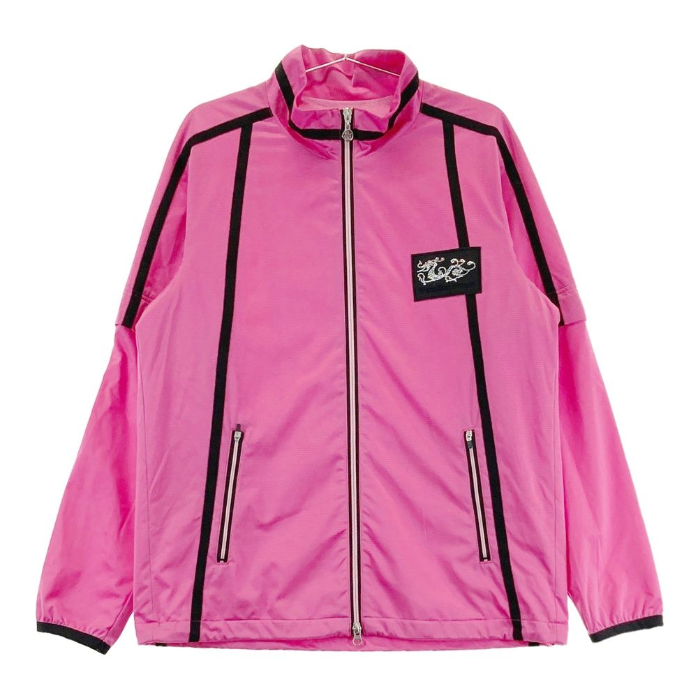 サイズ 3 DANCE WITH DRAGON ダンスウィズドラゴン 裏メッシュ 2WAY ジップジャケット ピンク系 240101514509 ゴルフウェア メンズ ストスト