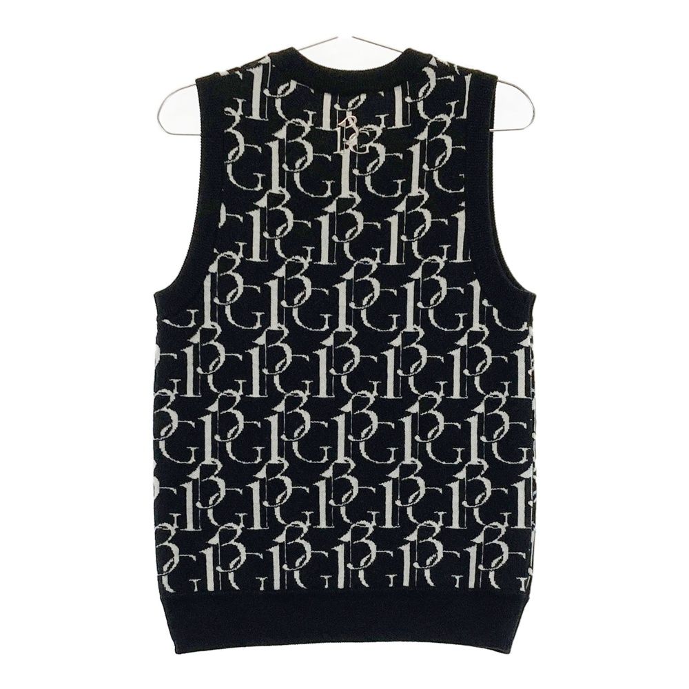 サイズ 2 1PIU1UGUALE3 GOLF ウール ニットベスト ロゴ柄 ブラック系 240101545786 ゴルフウェア レディース ストスト