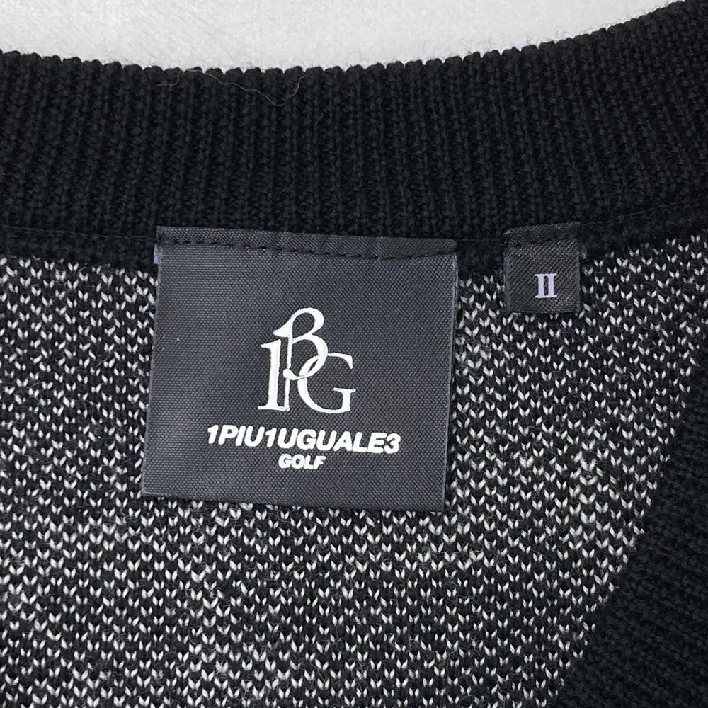サイズ 2 1PIU1UGUALE3 GOLF ウール ニットベスト ロゴ柄 ブラック系 240101545786 ゴルフウェア レディース ストスト LLC-HASEGAWATOSO_COM
