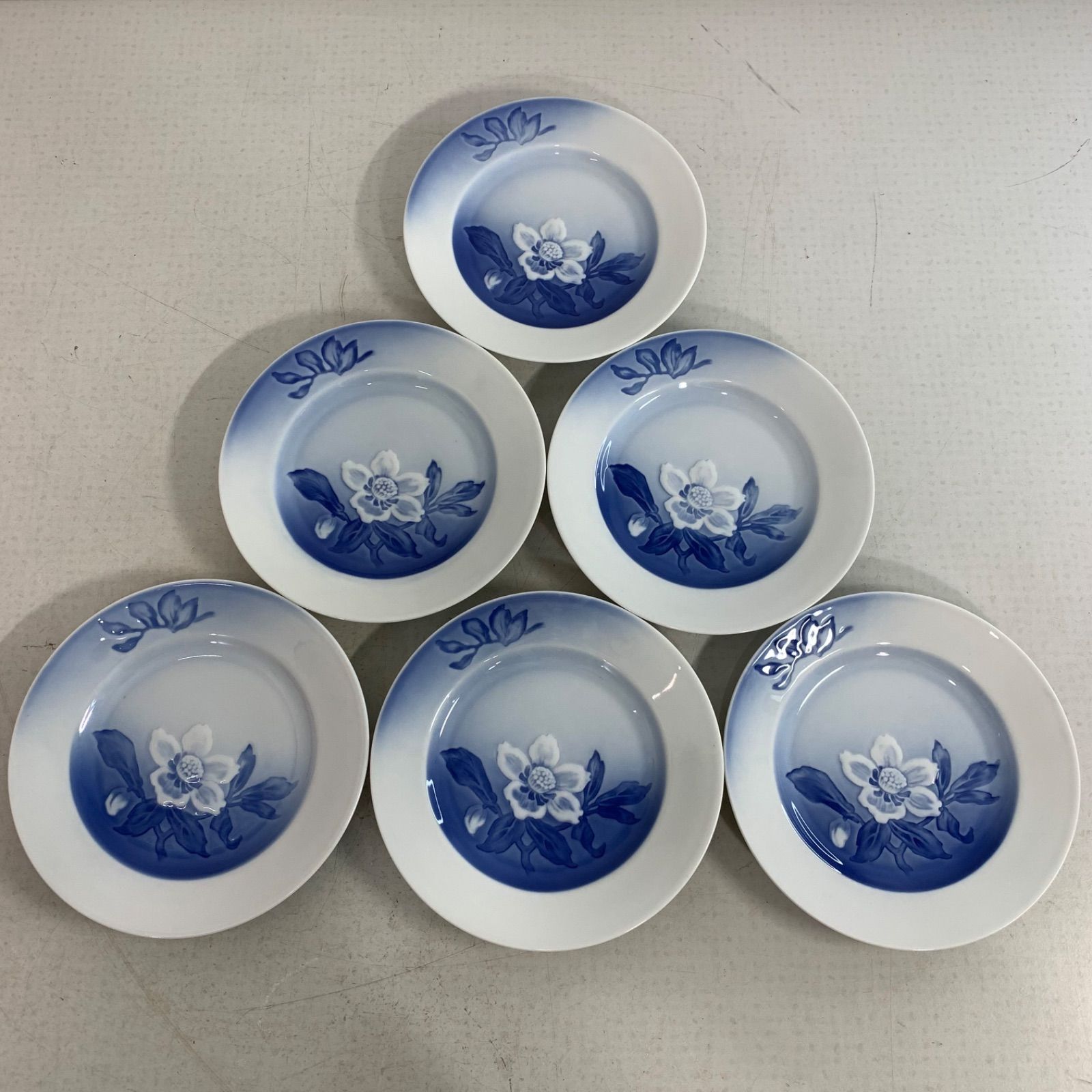 ロイヤルコペンハーゲン ウワスラ カップ2客 ビング オー グレンダール Bing - Grøndahl クリスマスローズ シリーズ ケーキプレート