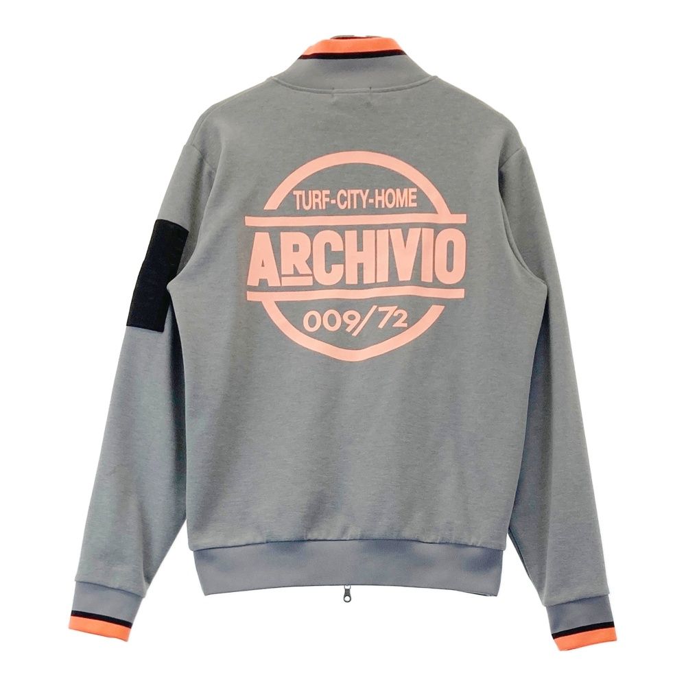サイズ 46 ARCHIVIO アルチビオ ジップジャケット グレー系 240101549648 ゴルフウェア メンズ ストスト