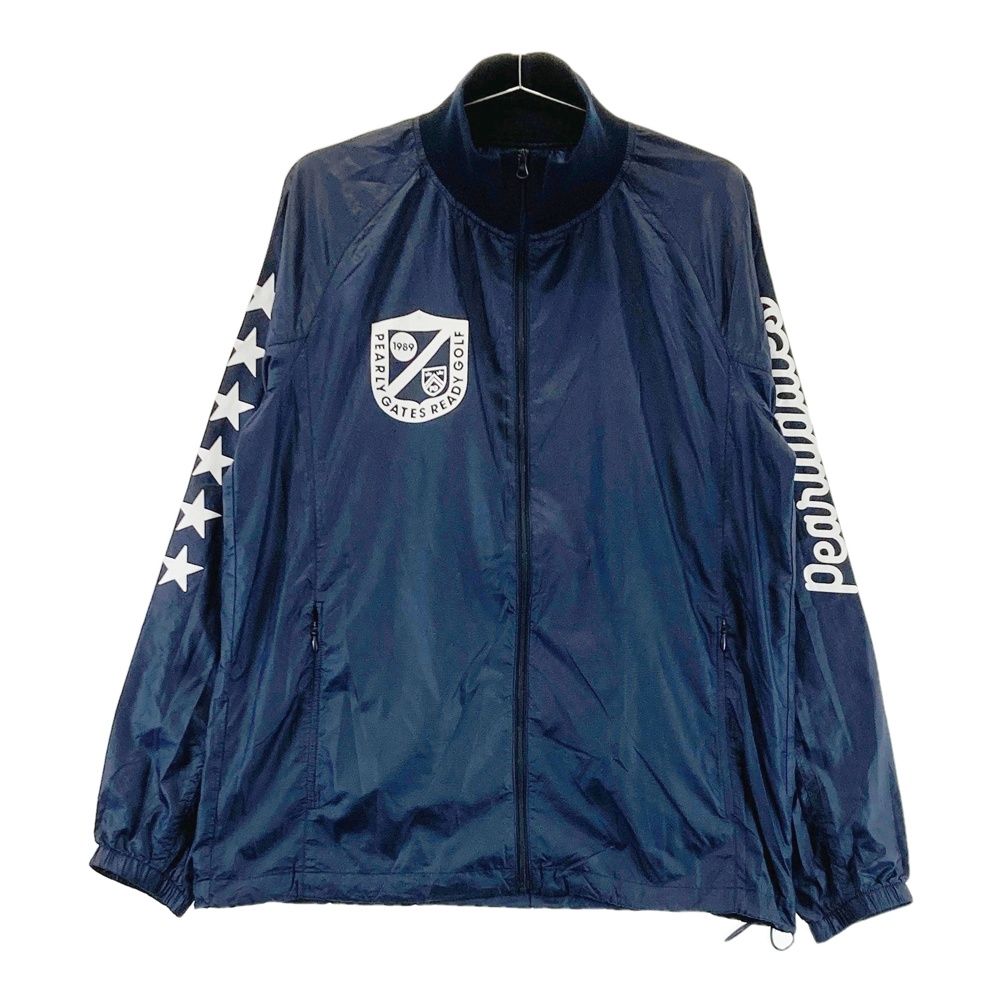 サイズ 4 PEARLY GATES パーリーゲイツ インナー付 長袖 スニードジャック 星総柄 ネイビー系 240101552161 ゴルフウェア メンズ ストスト WWW_SMP1DAWEKUDUS_SCH_ID