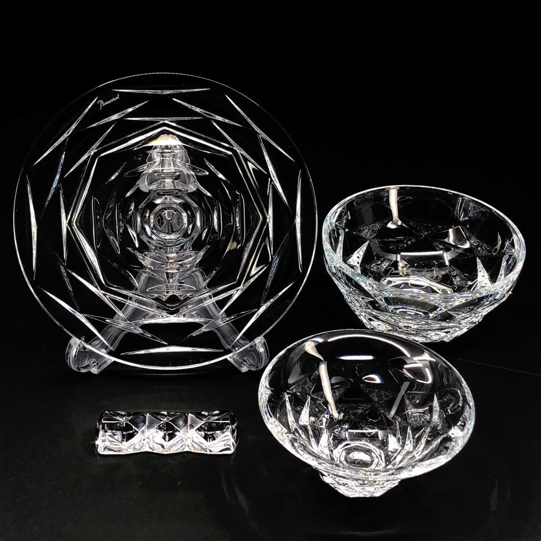 き Baccarat バカラ スウィング アジアンセット 箸置き プレート ボウル カップ クリスタルグラス クリア BC523